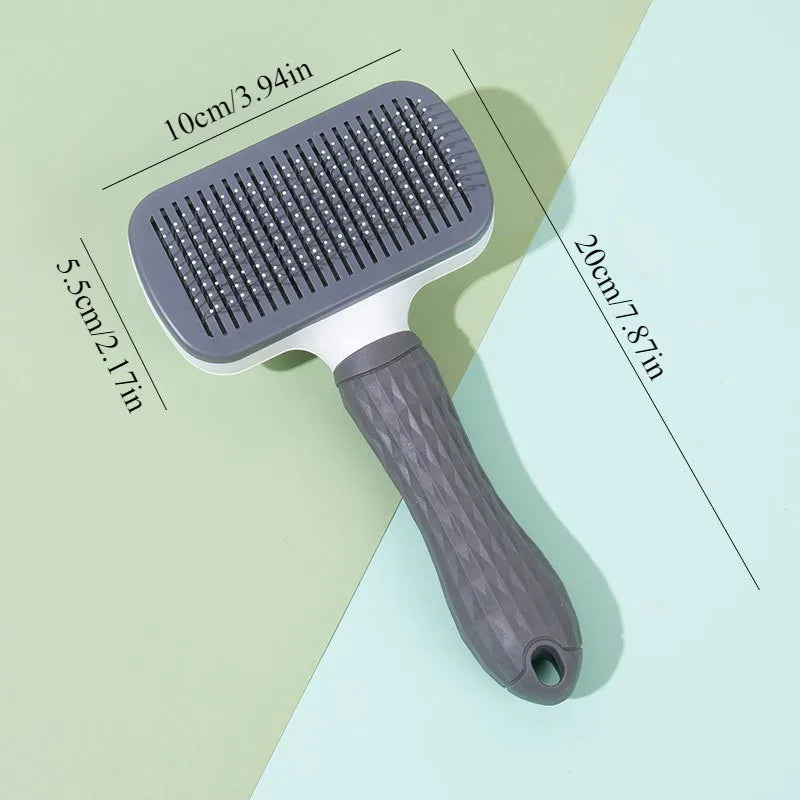 2‑in‑1 Pet Grooming & Deshedding Massage Brush