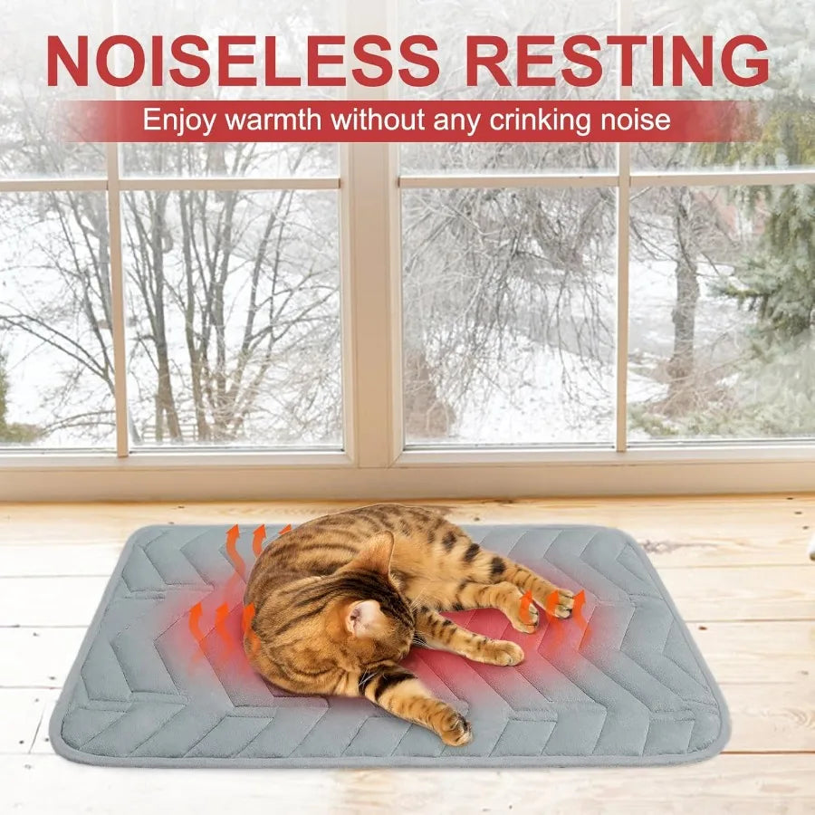 Self Warming Cat Bed Mat Self Heating Dog Pad