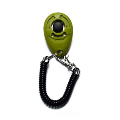 Dog Training Clicker with Adjustable Wrist Strap – Plastic Sound Trainer for Dogs & Cats