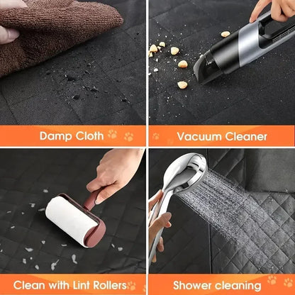 Waterproof Dog Car Seat Cover – Nonslip Hammock‑Style Back Seat Protector for Cars & Trucks