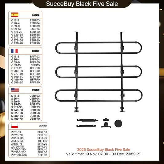 Adjustable Metal Dog Car Barrier – Strong Universal‑Fit Vehicle Gate Divider for Cars & Trucks
