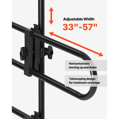 Adjustable Metal Dog Car Barrier – Strong Universal‑Fit Vehicle Gate Divider for Cars & Trucks