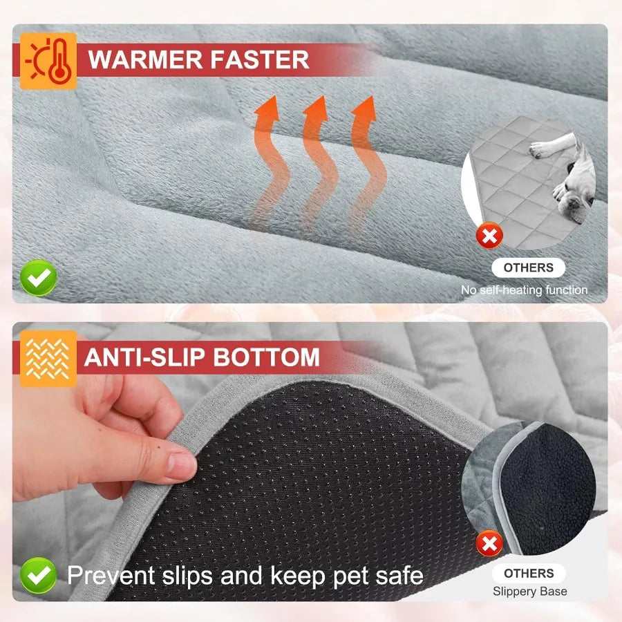 Self Warming Cat Bed Mat Self Heating Dog Pad