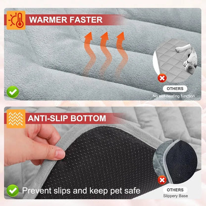 Self Warming Cat Bed Mat Self Heating Dog Pad