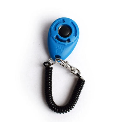 Dog Training Clicker with Adjustable Wrist Strap – Plastic Sound Trainer for Dogs & Cats