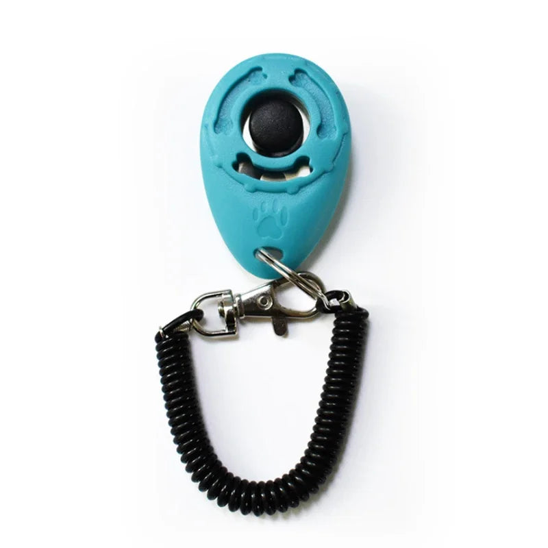 Dog Training Clicker with Adjustable Wrist Strap – Plastic Sound Trainer for Dogs & Cats