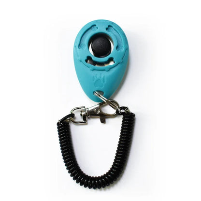 Dog Training Clicker with Adjustable Wrist Strap – Plastic Sound Trainer for Dogs & Cats