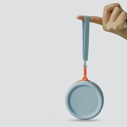 Silicone Dog Treat Training Pouch – Waterproof Outdoor Snack Bag for Dog Training & Walks