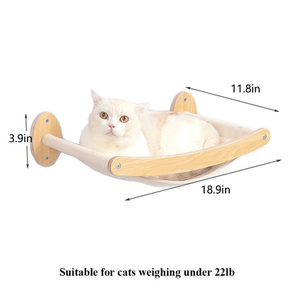 Cat Climbing Shelf Wall Mounted Four Step Stairway With Scratching Post