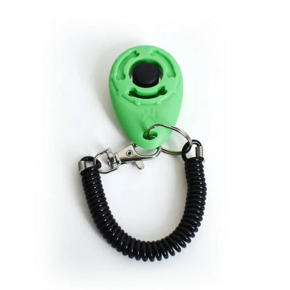 Dog Training Clicker with Adjustable Wrist Strap – Plastic Sound Trainer for Dogs & Cats