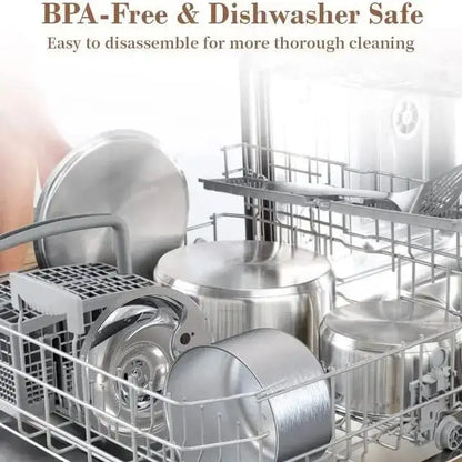 2L Stainless Steel Pet Water Fountain – Automatic Dispenser with Visible Water Level