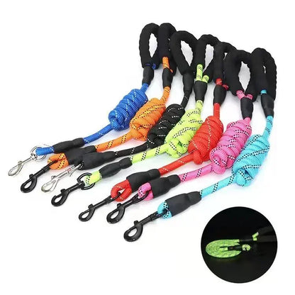 Strong Reflective Dog Leash – Durable Pull‑Resistant Lead for Small, Medium & Large Dogs