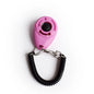 Dog Training Clicker with Adjustable Wrist Strap – Plastic Sound Trainer for Dogs & Cats