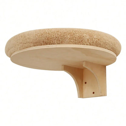 Cat Wall Mounted Climbing Ladder and Cat Hammock with Scratching Post